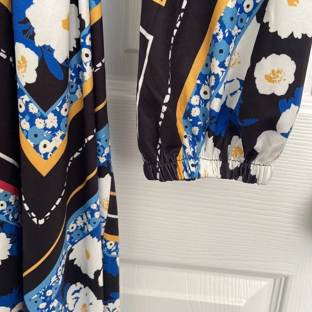 Eloquii Long Sleeve Maxi Dress, SZ 14, NEW - Picture 3 of 6